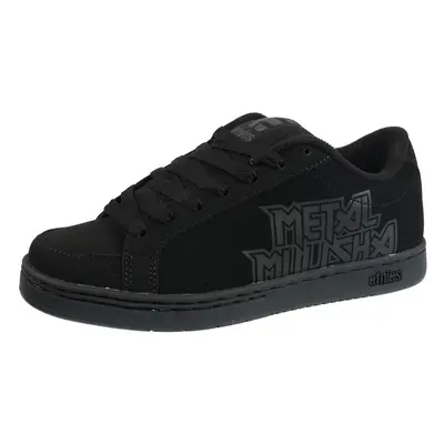 tenisky nízké pánské - ETNIES - METAL MULISHA - BLACK/BLACK/BLACK