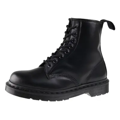 boty kožené unisex - DM MONO BLACK SMOOTH - Dr. Martens - DM14353001