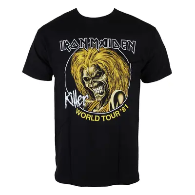 Tričko metal pánské Iron Maiden - Killers World Tour - ROCK OFF - IMTEE43MB