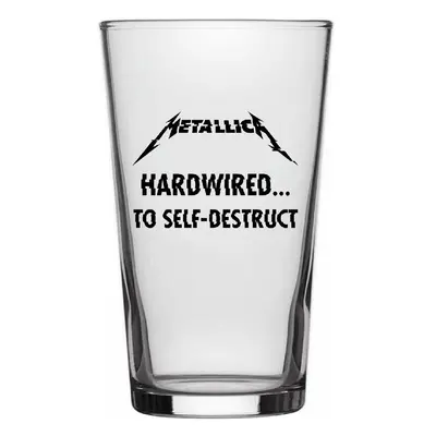 sklenice METALLICA - HARDWIRED TO SELF DESTRUCT - RAZAMATAZ