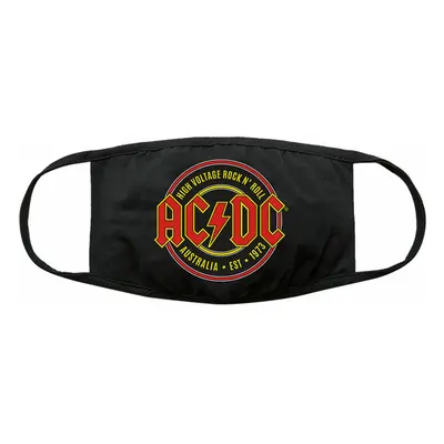 maska AC/DC - Est. - Black - ROCK OFF