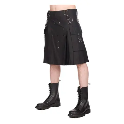 kilt pánský BLACK PISTOL - Denim - Black