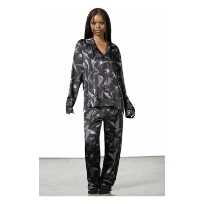 pyžamo unisex (set) KILLSTAR - Midnight Ire Lounge - Black