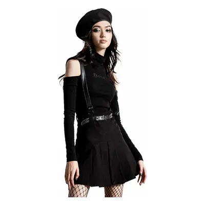 sukně dámská KILLSTAR - Shadows Suspender - Black