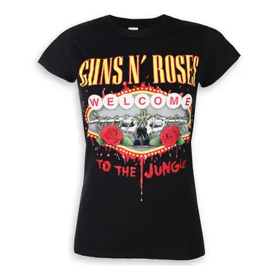 Tričko metal dámské Guns N' Roses - Welcome To The Jungle - ROCK OFF - GNRTS28LB