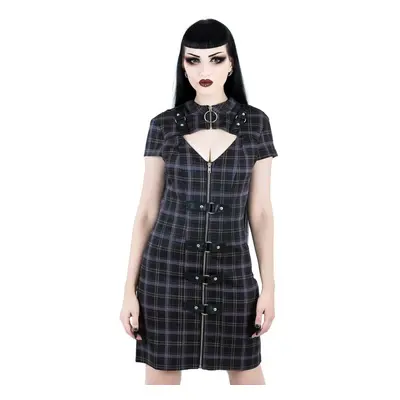 šaty dámské KILLSTAR - Casey - TARTAN