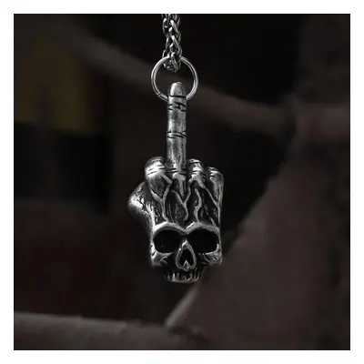 obojek Gothic Dark Rock Skull