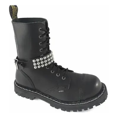 postroj na botu Leather boot strap whith rivets - bubble