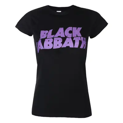 Tričko metal dámské Black Sabbath - Wavy Logo - ROCK OFF - BSTSP04LB