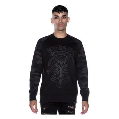 mikina bez kapuce unisex - Darkpaths Camo - KILLSTAR - KSRA002687