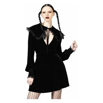 šaty dámské KILLSTAR - Emilee Emilee Collar - Black