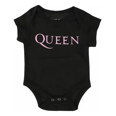 Dětské body dětské Queen - Pink Logo - ROCK OFF - QUBG62TB