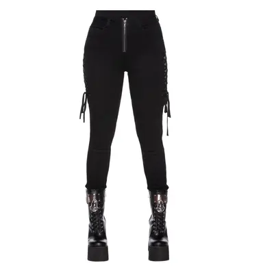 kalhoty dámské KILLSTAR - Get Laced Skinny Jeans