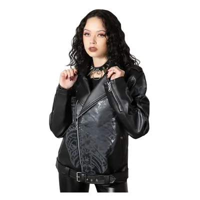 bunda unisex (křivák) KILLSTAR - Craniocaudal Biker - Black