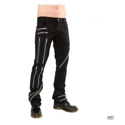 kalhoty pánské Black Pistol - Zipper Pants Denim Black - B-1-25-001-00