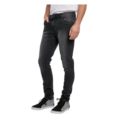 kalhoty pánské URBAN CLASSICS - Slim Fit Zip Jeans - TB3798