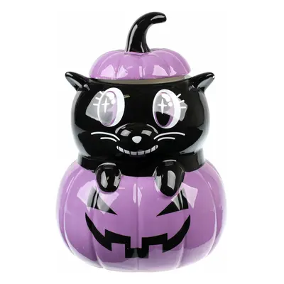 dekorace (dóza) KILLSTAR - Meowloween Ceramic - BLACK