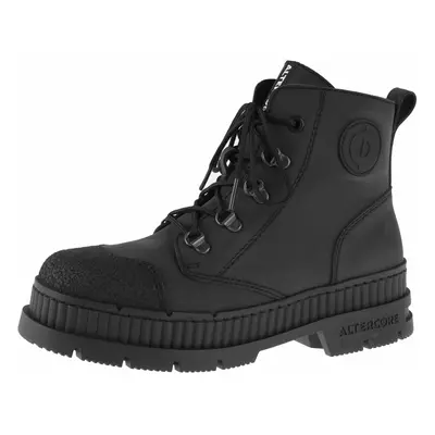 boty s klínem - Dent Vegan Nubuck Black - ALTERCORE - ALT104