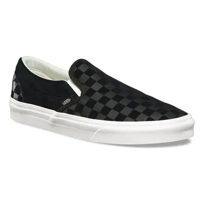 tenisky nízké unisex - UA CLASSIC SLIP-ON (CHECKER EM) - VANS - VA38F7QCF