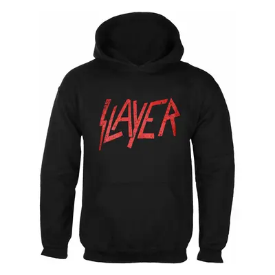 mikina s kapucí pánské Slayer - Distressed Logo - ROCK OFF - SLAYHOOD28MB