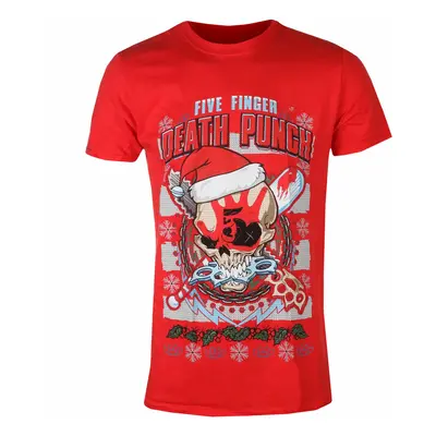 Tričko metal pánské Five Finger Death Punch - Zombie Kill Xmas - ROCK OFF - FFDPTS37MR