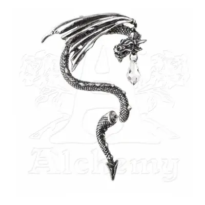 náušnice ALCHEMY GOTHIC - Crystal Dragon Ear Wrap - E330