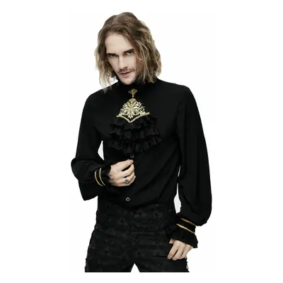 košile pánská DEVIL FASHION - Gabriel Gothic Embroidered Chiffon