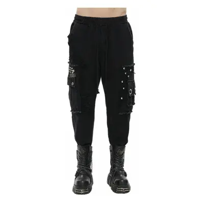 kalhoty pánské DEVIL FASHION - Everything Dies Punk Distressed Cargo