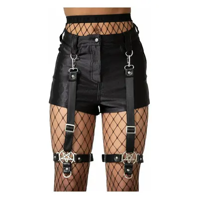 kraťasy dámské KILLSTAR - Hardliner Garter - Black