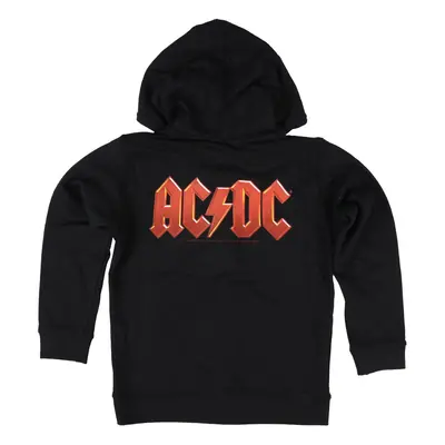 mikina s kapucí dětské AC-DC - Logo - METAL-KIDS - 429.39.8.999 429.38.8.999