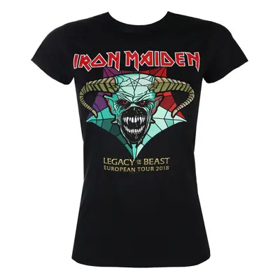 Tričko metal dámské Iron Maiden - Legacy of the Beast European Tour - ROCK OFF - IMTEE72LB