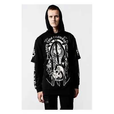 mikina s kapucí pánské - Trouble Hooded Layer - KILLSTAR - KSRA004275