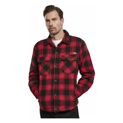 bunda zimní - Lumberjacket checked - BRANDIT - 9478-red/black checkered