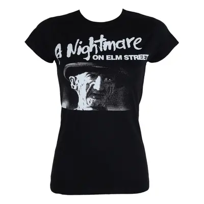 tričko dámské A Nightmare on Elm Street - Black - HYBRIS - WB-5-NOES001-H65-7-BK