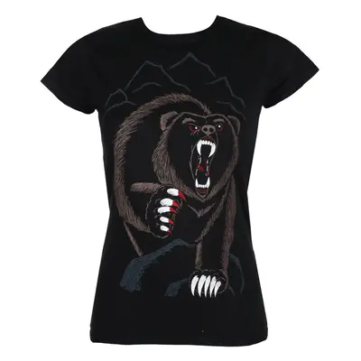 tričko hardcore dámské - BEAR NECESSITIES - GRIMM DESIGNS - GD18WT