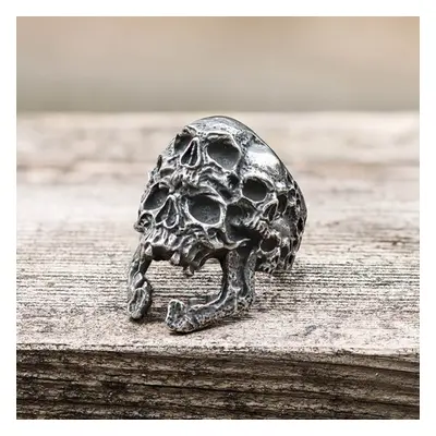 prsten Roaring Multifaceted Skull