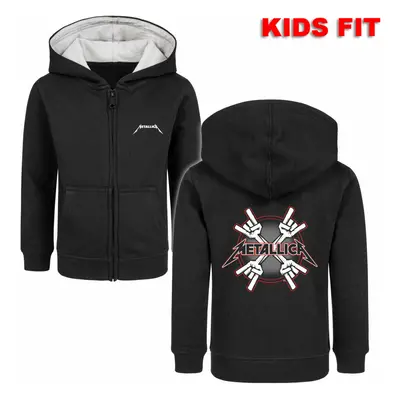 mikina s kapucí dětské Metallica - Crosshorns - METAL-KIDS - 649.39.8.999