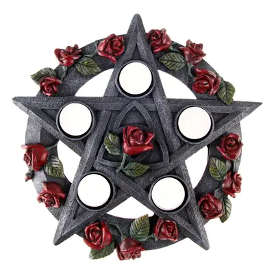 svícen Pentagram Rose