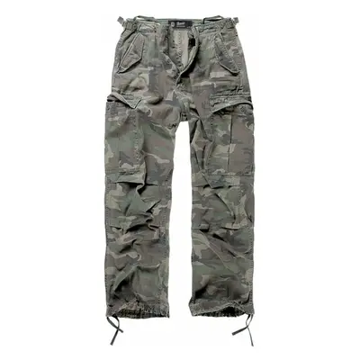 kalhoty pánské BRANDIT - M65 Vintage Trouser Woodland - 1001/10