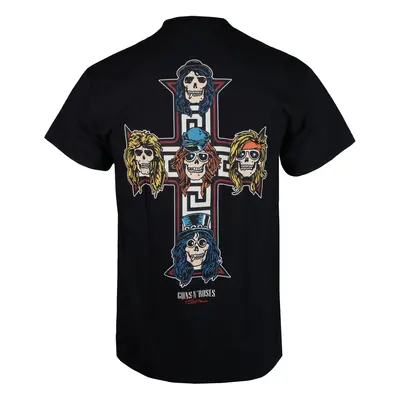 Tričko metal pánské Guns N' Roses - Cross - PRIMITIVE - pipfa2305-blk