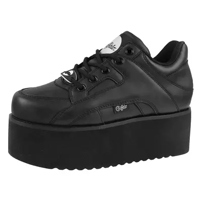 boty s klínem - Vegan - BUFFALO - 1633034-BLK