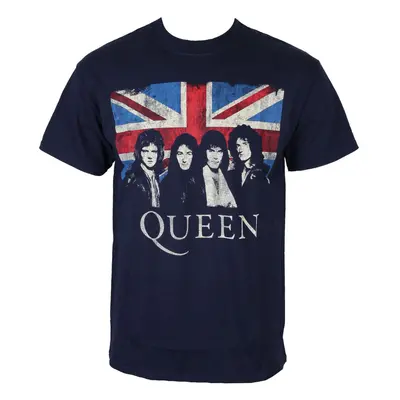 Tričko metal pánské Queen - Vintage Union Jack - ROCK OFF - QUTS12MN