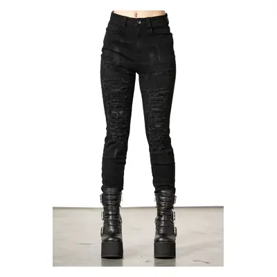 kalhoty dámské KILLSTAR - Lyfe Line Jeans- Black