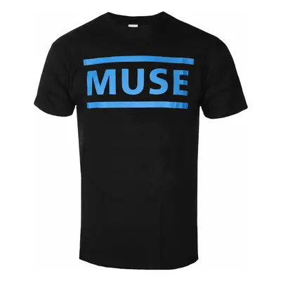 Tričko metal pánské Muse - Dark Blue Logo - ROCK OFF - MUSETS01MDBB