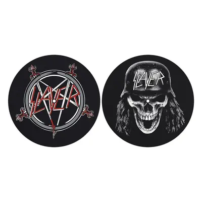 podložka na gramofon (set 2ks) SLAYER - PENTAGRAM - VVEHRMACHT - RAZAMATAZ