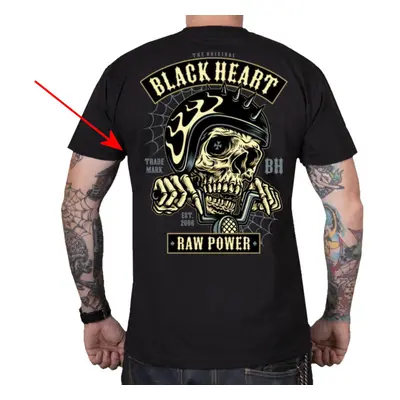 tričko pánské - RAW POWER CHOPPER - BLACK HEART - MY491