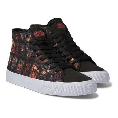 tenisky vysoké unisex Slayer - MANUAL HI - DC - ADYS300784-BWP