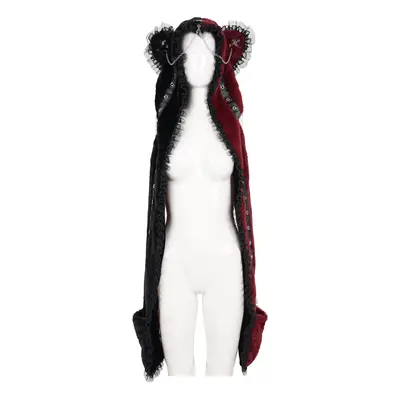 kapuce DEVIL FASHION - Cat Ears - Black and red