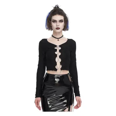 tričko gothic and punk dámské - Black - DEVIL FASHION - TT257