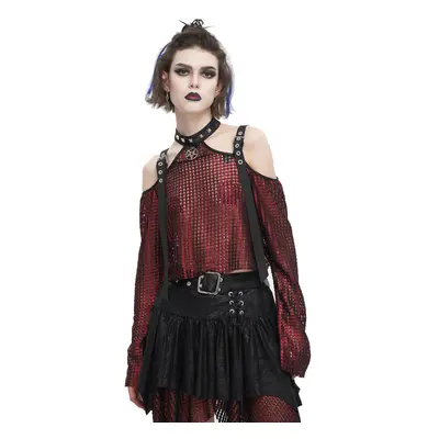 tričko gothic and punk dámské - Red - DEVIL FASHION - TT25302